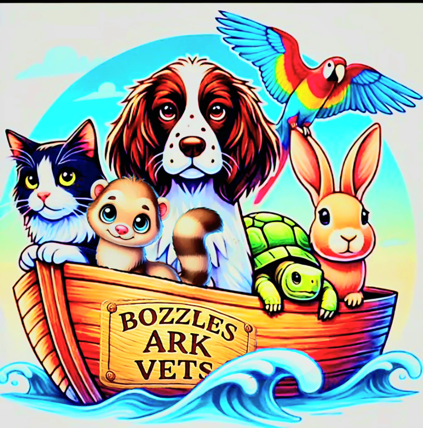 Bozzles Ark Vets Logo
